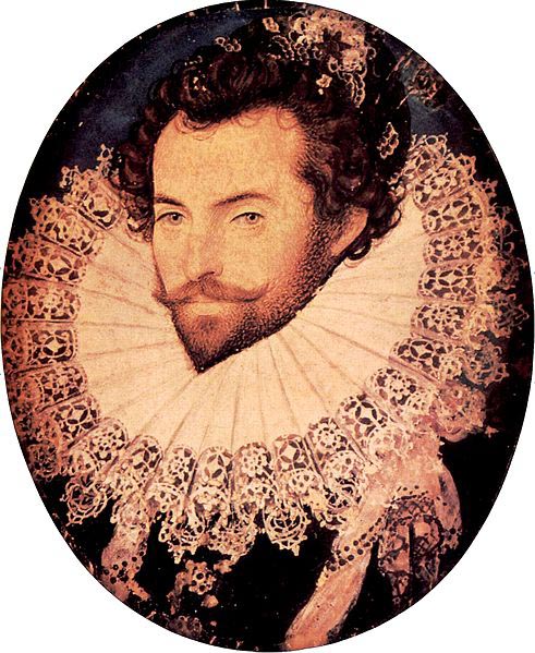 Nicholas Hilliard Portrait of Sir Walter Raleigh